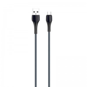 Ldnio LS522 2 м USB - Micro USB кабель (серо-синий)