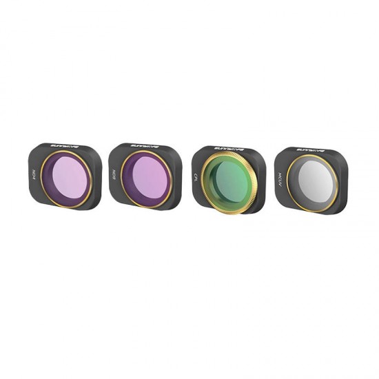 Sunnylife Set of 4 filters UV+CPL+ND4+ND8 Sunnylife for DJI Mini 3 Pro (MM3-FI418)