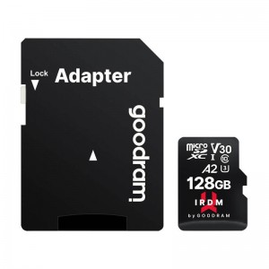 Goodram 128GB  IRDM MicroSDXC Atmiņas karte + Adapteris