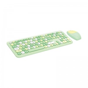 Беспроводная клавиатура Mofii + мышь MOFII 666 2.4G (зеленый)