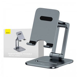 Baseus Desktop Biaxial Foldable metal smartphone stand/stand gray (LUSZ000013)