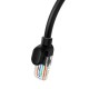 Baseus Ethernet CAT5, 1,5m tīkla kabelis (melns)