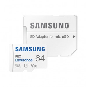 Samsung PRO Endurance Atmiņas Karte + Adapteris 64GB
