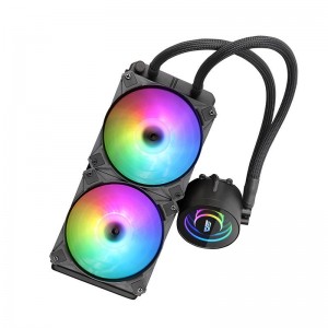 Darkflash PC ūdens dzesēšana AiO Darkflash DX240 RGB 2x 120x120 (melns)