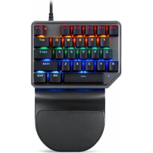 Motospeed K27 RGB Mehāniskā Ciparu Klaviatūra ar vadu / LED Apgaismojumu / USB / Melna (ENG)