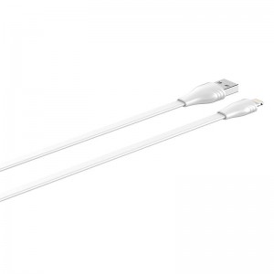 Кабель Ldnio USB-Lightning LDNIO LS550, 2,4 А, 0,2 м (белый)