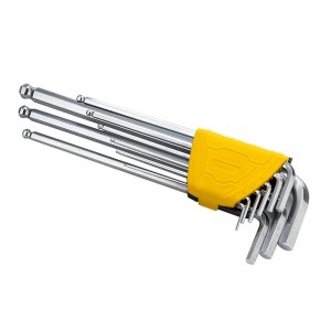 Deli Tools Hex Key Sets 1.5-10mm Deli Tools EDL3080 (silver)