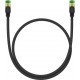 Baseus Pīts tīkla kabelis cat.8 Baseus Ethernet RJ45, 40Gbps, 0,5m (melns)