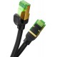 Baseus Pīts tīkla kabelis cat.8 Baseus Ethernet RJ45, 40Gbps, 0,5m (melns)