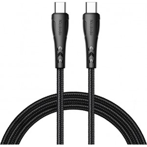 Mcdodo USB-C uz USB-C kabelis Mcdodo CA-7641, PD 60W, 1.2m (melns)