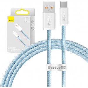 Baseus kabelis USB uz USB-C Baseus Dynamic Series, 100W, 1m (zils)