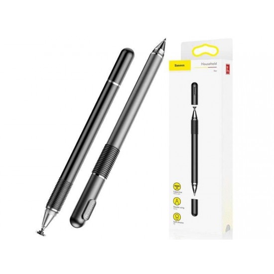 Baseus Household Pen Black 2-in-1 precise pen for screens