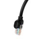 Baseus Ethernet CAT5, 2m tīkla kabelis (melns)