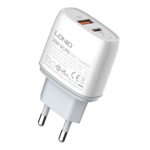Настенное зарядное устройство Ldnio LDNIO A2424C USB, USB-C 20 Вт + кабель microUSB