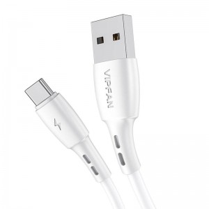 Vipfan USB uz USB-C kabelis Vipfan Racing X05, 3A, 3m (balts)