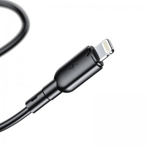 Vipfan USB to Lightning kabelis Vipfan Krāsains X11, 3A, 1m (melns)