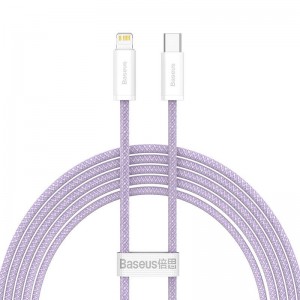 Baseus USB-C kabelis Lightning Baseus dinamiskajai sērijai, 20W, 2m (violets)