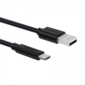 Choetech USB uz USB-C kabelis Choetech AC0002, 1m (melns)