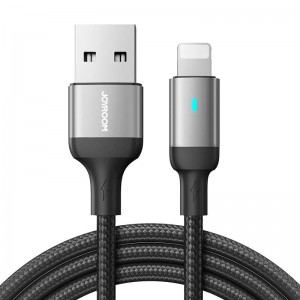 Joyroom kabelis uz USB-A / Lightning / 2.4A / 3m Joyroom S-UL012A10 (melns)