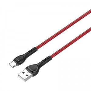 Ldnio LS482 2m USB - USB-C kabelis (sarkans)