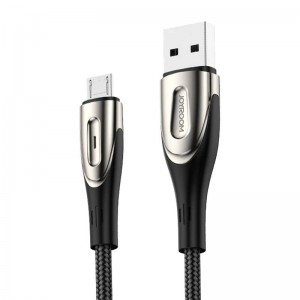 Joyroom ātrās uzlādes kabelis uz Micro USB / 3A / 2m Joyroom S-M41 (melns)
