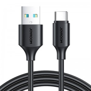 Joyroom kabelis uz USB-A / Type-C / 3A / 0.25m Joyroom S-UC027A9 (melns)