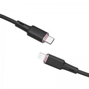Acefast kabelis USB-C līdz apgaismojumam Acefast C2-01, 30W, MFi, 1.2m (melns)