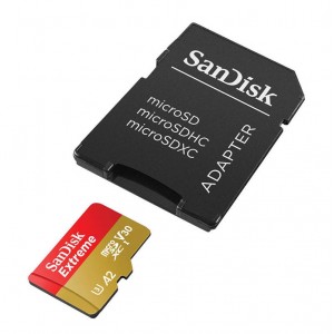 Sandisk Memory card SANDISK EXTREME microSDXC 256 GB 190/130 MB/s UHS-I U3 (SDSQXAV-256G-GN6MA)