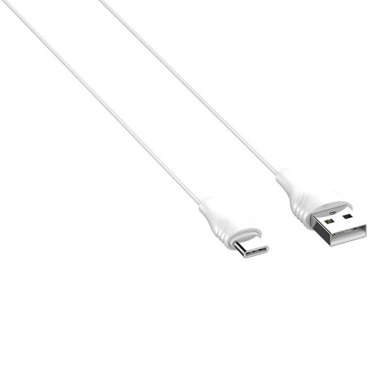 Ldnio kabelis USB uz USB-C LDNIO LS553, 2.1A, 2m (balts)