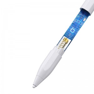 Joyroom divu režīmu irbulis pildspalva ar turētāju Joyroom JR-K12 (balta)