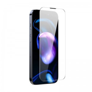 Baseus kristāla rūdīts stikls putekļu necaurlaidīgs 0,3 mm iPhone 14 Pro Max (2gab)