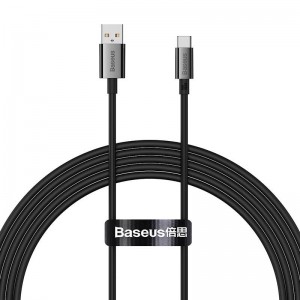 Кабель Baseus USB do USB-C Baseus Superior 100 Вт 2 м (черный)