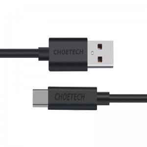 Choetech pagarinātājs Choetech AC0003 USB-A 2m (melns)