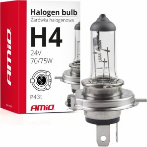 Амио галогенная лампа H4 24 В 70/75 Вт УФ-фильтр (E4)