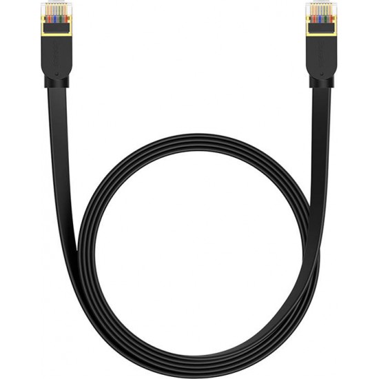 Baseus Cat 7 UTP Ethernet RJ45 Cable Flat 2 m black