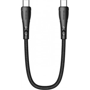 Mcdodo USB-C līdz USB-C kabelis Mcdodo CA-7640, PD 60W, 0.2m (melns)