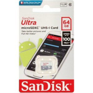Sandisk Ultra microSD 64GB Карта памяти