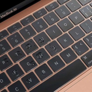 Alogy Protective Overlay Alogy Silicone Keyboard Cover for Apple Macbook Air 13 M1 2019-2020 Transparent