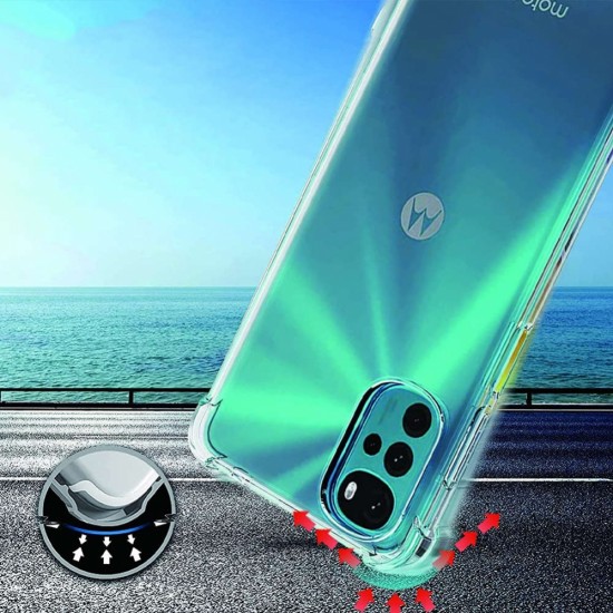 Alogy ShockProof Alogy Armor Case for Motorola Moto G22 Transparent