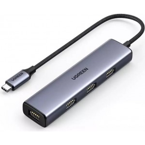 Ugreen HUB USB Type C - 4x USB 3.2 Gen 1 silver (CM473 20841)