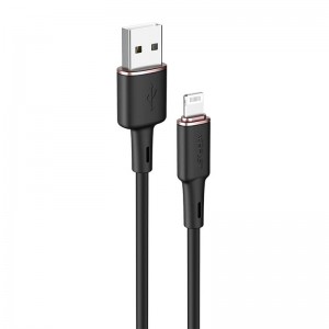 Acefast kabelis USB apgaismošanai Acefast C2-02, MFi, 2.4A, 1.2m (melns)