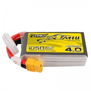 Tattu Battery Tattu R-Line 4.0 1050mAh 14,8V 130C 4S1P XT60