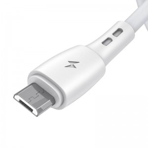 Vipfan USB uz Micro USB kabelis Vipfan Racing X05, 3A, 1m (balts)