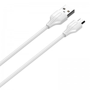 Ldnio USB uz Micro USB kabelis LDNIO LS540, 2.4A, 0.2m (baltā krāsā)