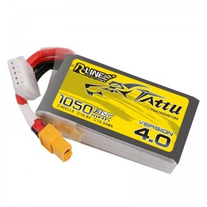 Tattu Battery Tattu R-Line 4.0 1050mAh 14,8V 130C 4S1P XT60