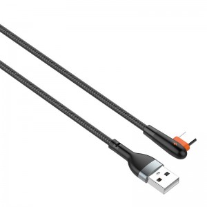 Ldnio kabelis USB uz USB-C LDNIO LS561, 2.4A, 1m (melns)