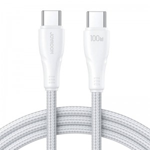 Joyroom kabelis USB-C 100W 2m Joyroom S-CC100A11 (baltā krāsā)