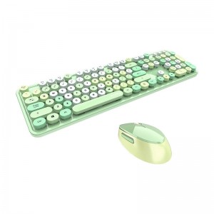 Беспроводная клавиатура Mofii + мышь MOFII Sweet 2.4G (зеленый)