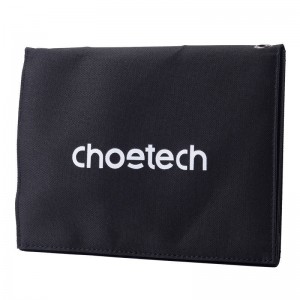 Choetech Складное солнечное зарядное устройство Choetech SC005 22 Вт 2xUSB (черный)