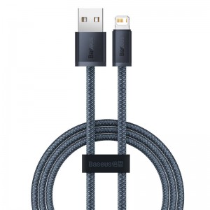 Baseus Dynamic Series kabelis USB to Lightning, 2.4A, 1m (pelēks)